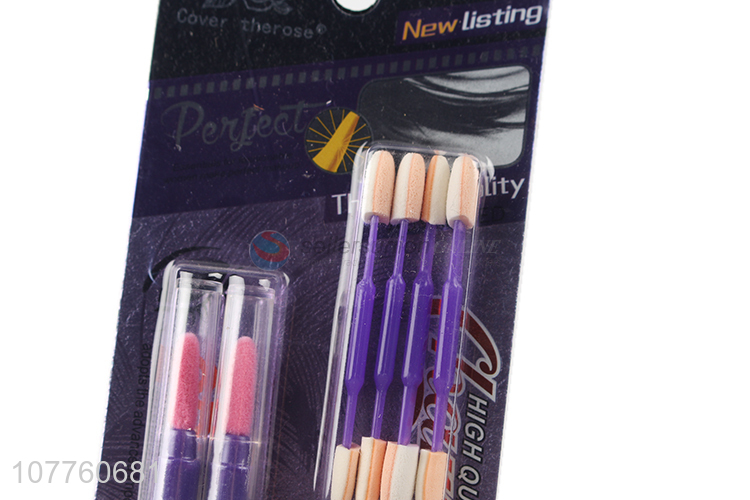 Good Quality 10 Pieces Lip Gloss Eye Shadow Makeup Brush Set