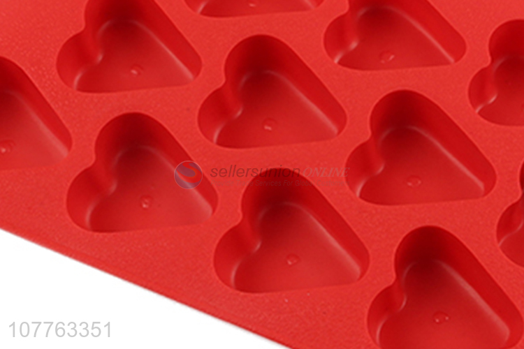 Low price heart shape silicone ice cube mould ice block mold