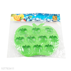 Hot products apple shape silicone ice cube mould ice block mold