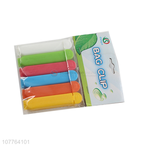 Hot selling food snacks bag clip plastic tea bag clips