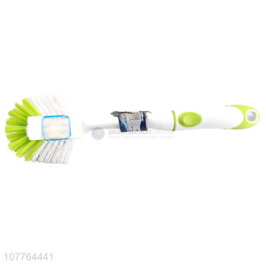 High quality long handle plastic toilet cleaning brush with hard bristle