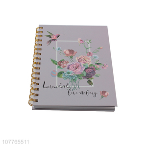 Wholesale Flower Pattern Cover Notebook Coil Book