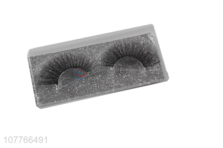 Ladies Waterproof False Eyelashes 8D Display Box Purple False Eyelashes