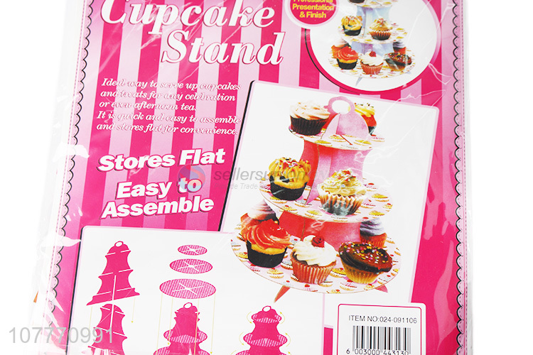 Colorful wedding cupcake paper cake stand for decoration 