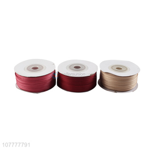 Low price 4mm sold color grosgrain ribbon polyester webbing ribbon