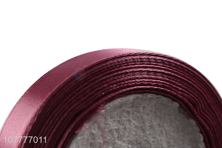 Hot sale 25mm solid color grosgrain ribbon diy polyester ribbon