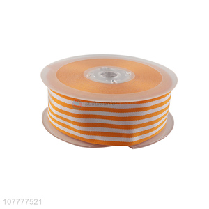 Low price 40mm stripe pattern grosgrain ribbon webbing ribbon