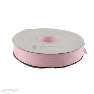 Best selling 28mm stripe pattern grosgrain ribbon for gift packing