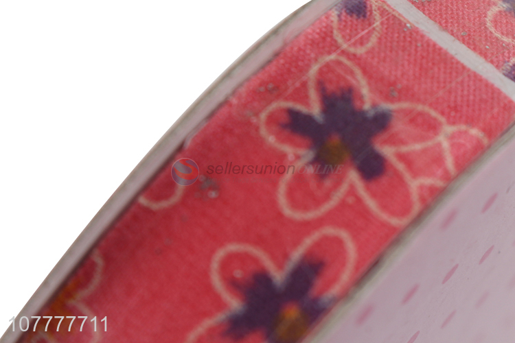 Wholesale personalized 15mm flower pattern grosgrain ribbon webbing ribbon