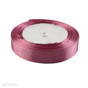 Hot sale 25mm solid color grosgrain ribbon diy polyester ribbon