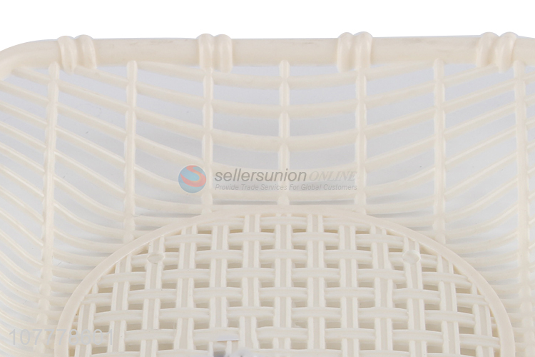 High quality square household plastic storage basket