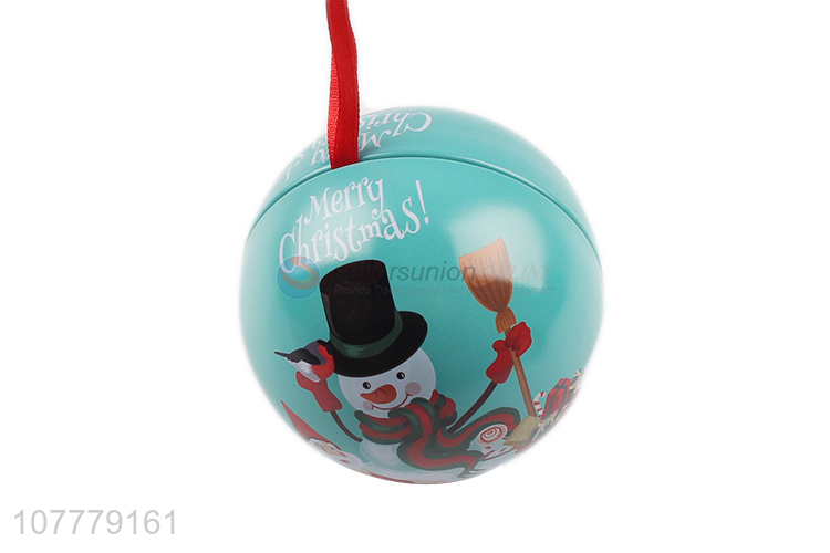 Good Sale Tin Ball Round Christmas Ball For Christmas Decoration