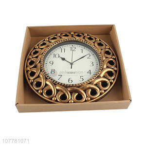 Low price modern deluxe retro silence wall clock hanging clock