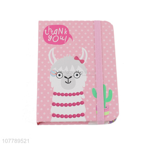 Wholesale pink notebook girls hand account notebook
