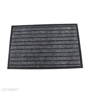 Factory supply popular stripe design pvc floor mat door mat