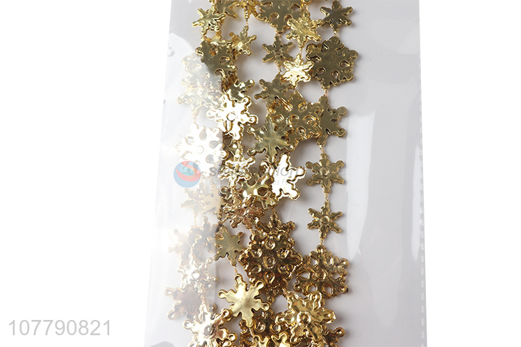 Creative design snow shape hanging for christmas tree decoration
