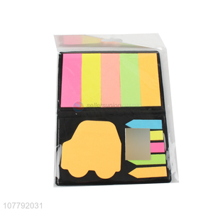 Custom logo creative colorful memo pad sticky note index bookmark