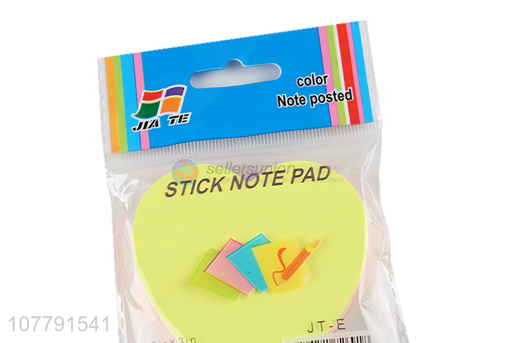 Latest design custom shape personalized sticky notes post-it notes