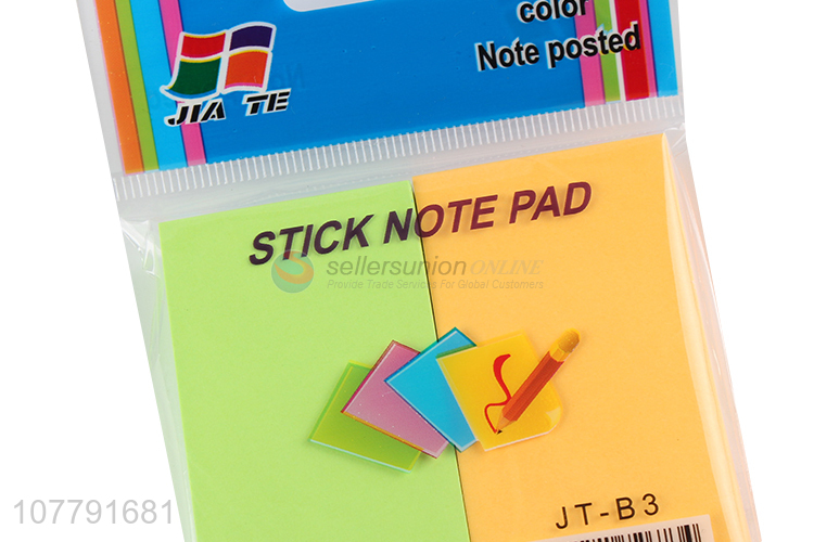 Factory price colorful sticky note index bookmark for office stationery
