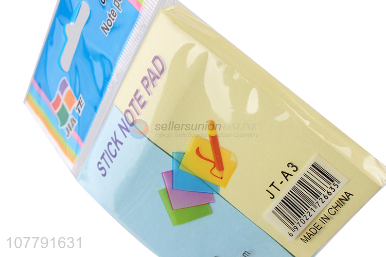 High quality colorful printing post-it notes adhesive note pads