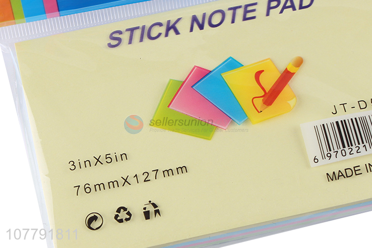 Latest arrival fluorescent sticky note post-it note memo pad