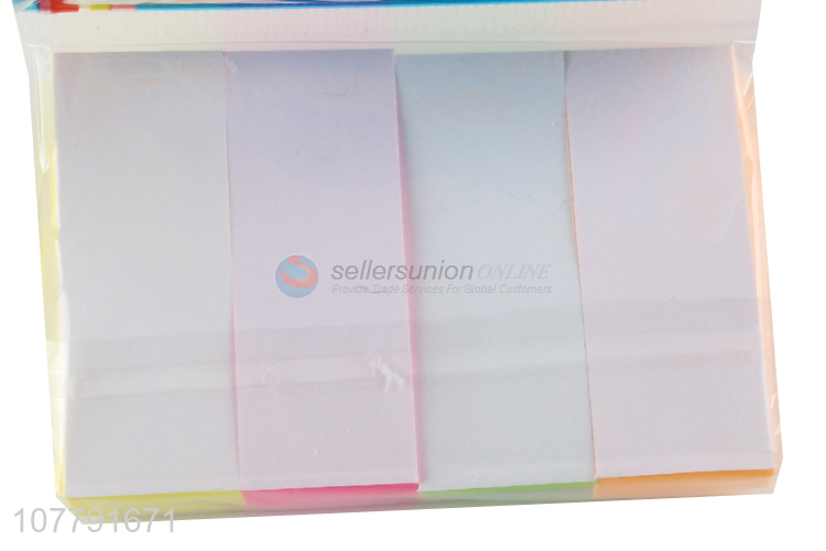 New arrival neon color paper index bookmark removable sticky note