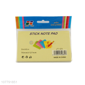 New products sticky memo pad adhesive note pad for school