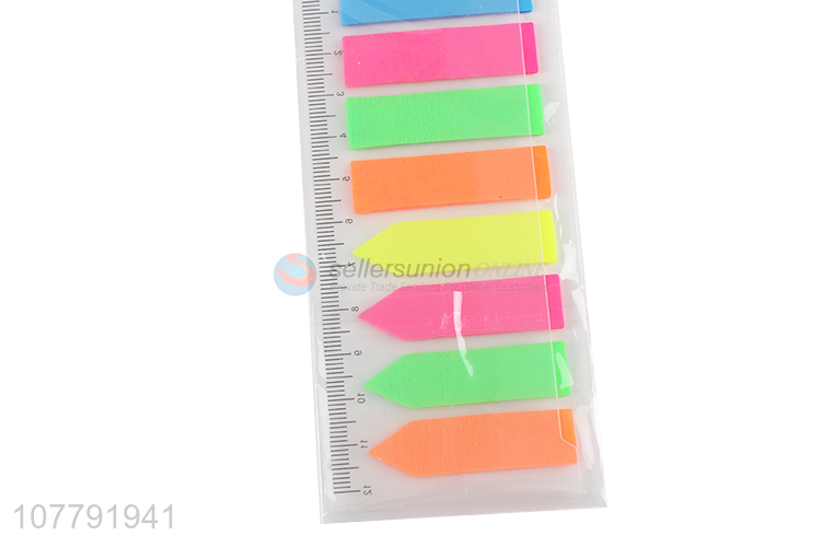 Good sale fluorescent color blank tearable sticky notes index bookmark