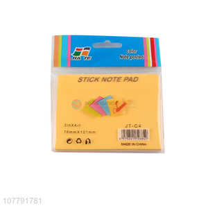 Top seller colorful printing post-it notes adhesive note pads
