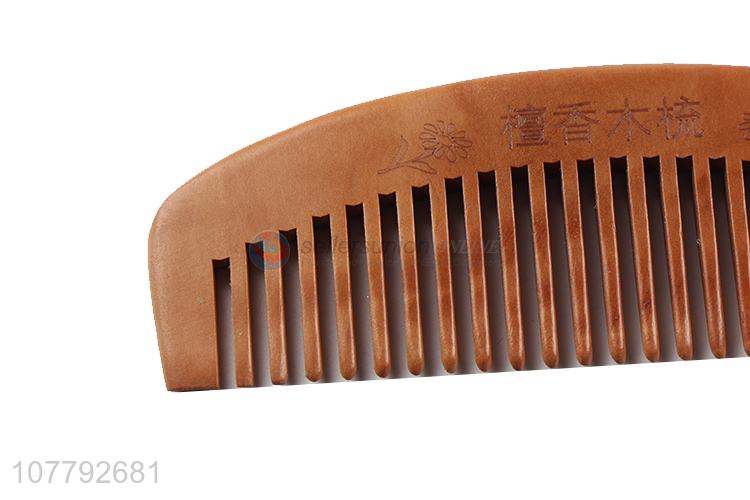 Most popular durable sandalwood comb with cheap price