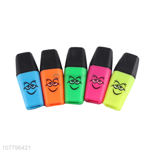 Best selling hand account marker pen multicolor highlighter pen