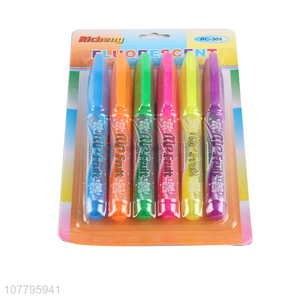 Hot selling student key marker pen hand account highlighter