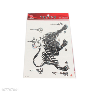 Hot product body decorative waterproof tiger tattoo sticker