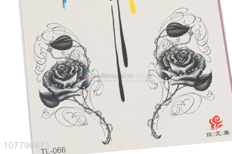 Latest product flower pattern body temporary tattoo sticker