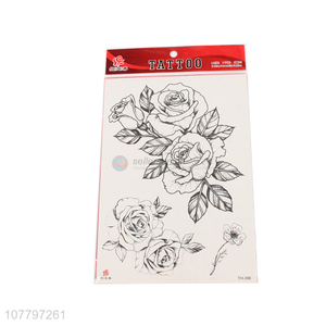 Best selling body decorative flower tattoo stickers
