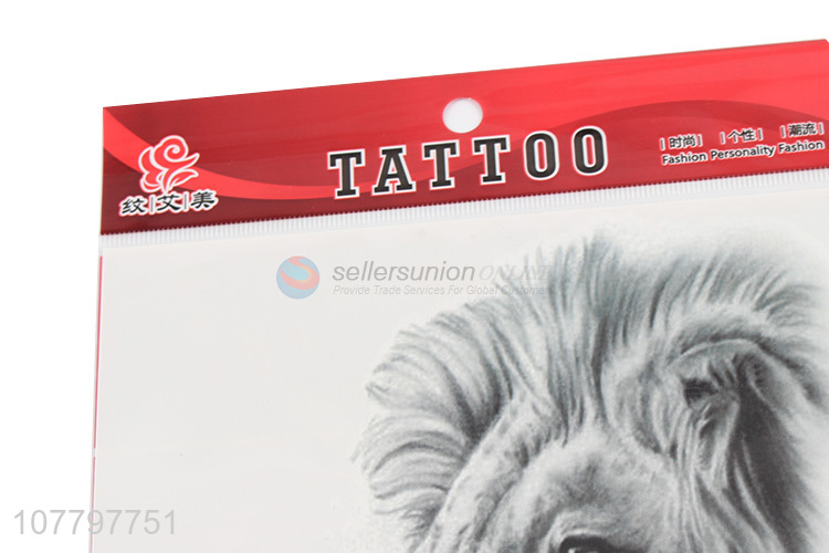 Top product lion shape tattoo stickers body art