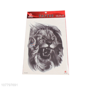 Hot product non-toxic body art tattoo stickers with lion shape