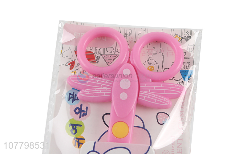 Creative design pink cartoon children scissors