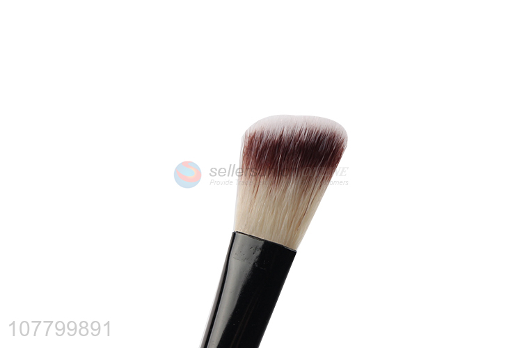 Online wholesale custom logo wooden handle cosmetic shadow brush