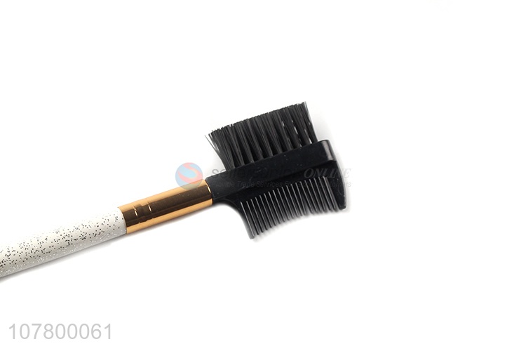 China manufacturer synthetic makeup brush eyebrow comb brush for women