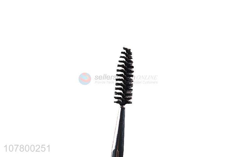Good quality custom logo wooden handle cosmetic brush eyelash brush