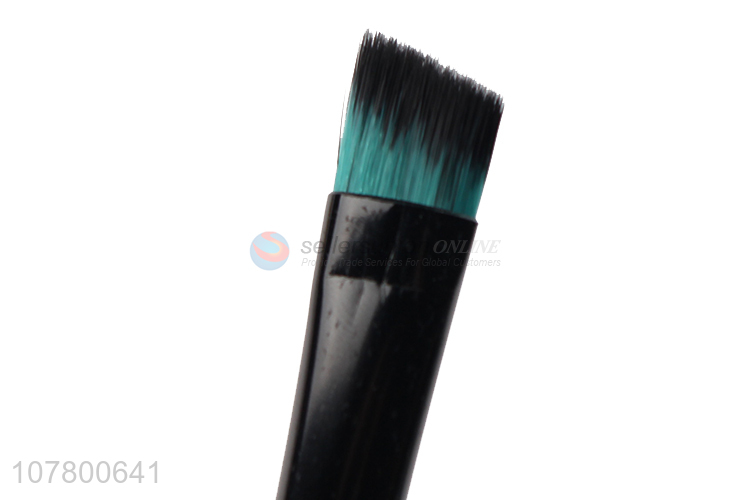 Good quality fashion makeup brush eyebrow brush with wood handle