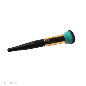 Online wholesale fashion makeup brush foundation brush with wood handle