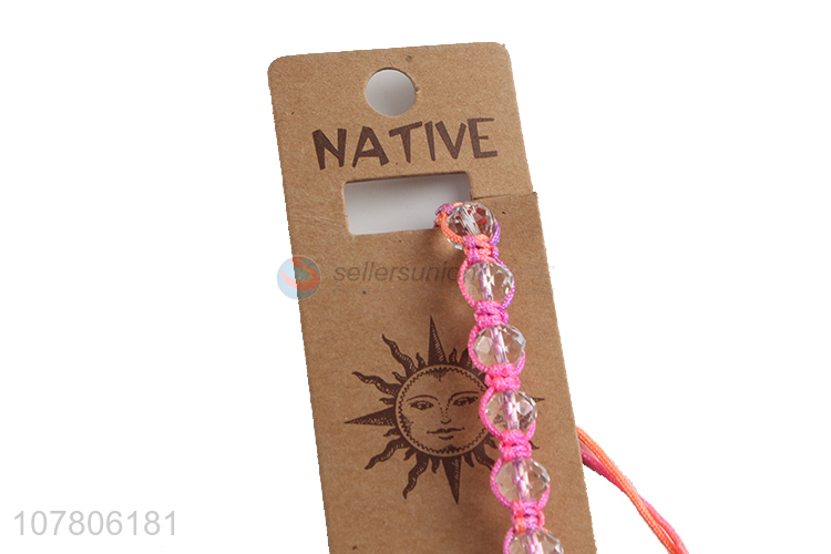 Factory wholesale color rope handmade woven nylon bracelet