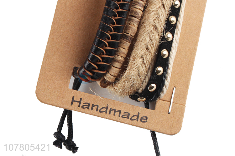 Factory wholesale handmade nylon braided bracelet