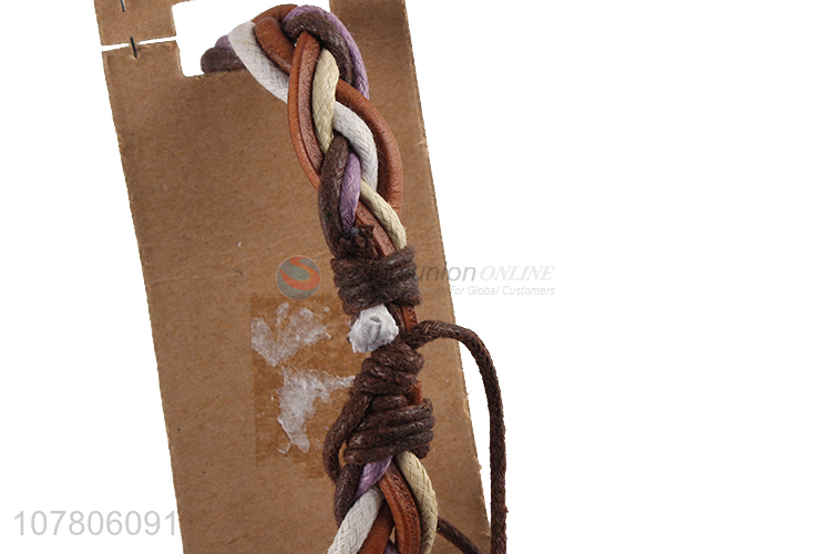 Yiwu wholesale handmade woven bracelet nylon bracelet