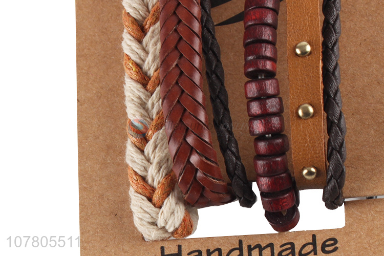 Factory direct sale hand-woven hand rope small fresh bracelet
