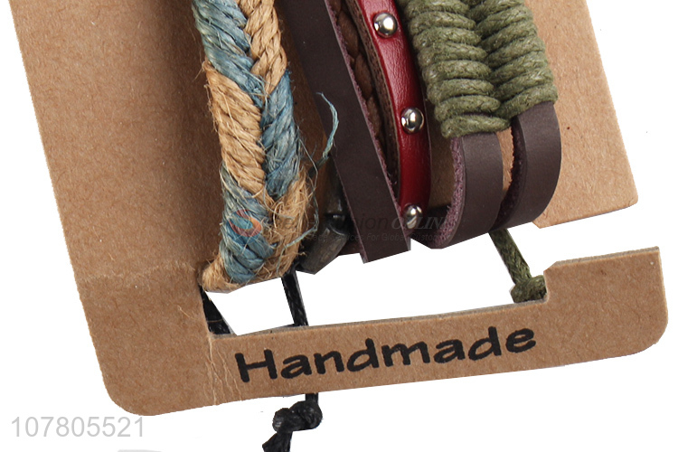 Wholesale nylon rope braided hand rope universal bracelet