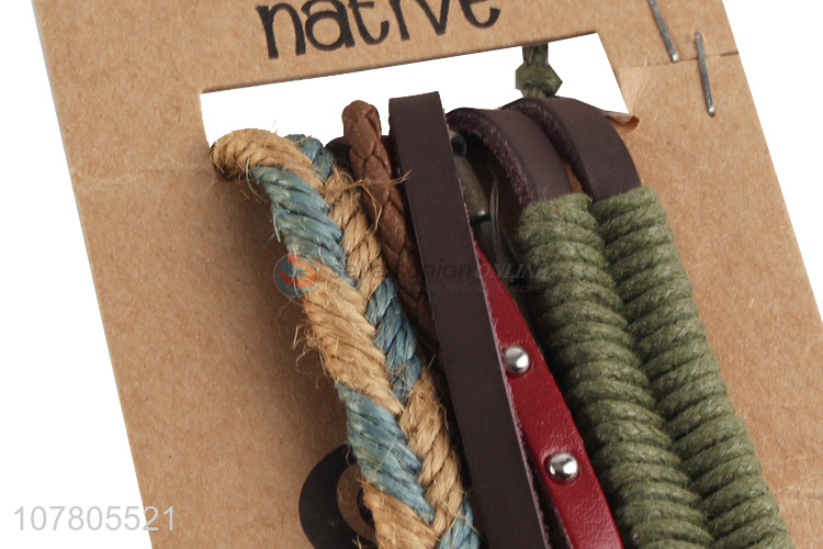 Wholesale nylon rope braided hand rope universal bracelet