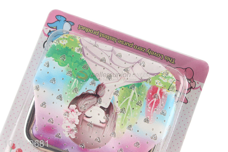 Good quality cartoon pu leather coin purse promotional gift